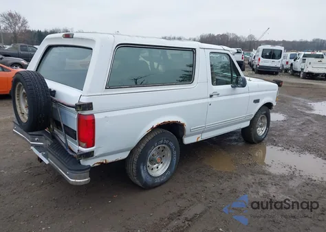 1993 Ford Bronco U100 из США, поврежденный, VIN 1FMEU15N0PLA51961